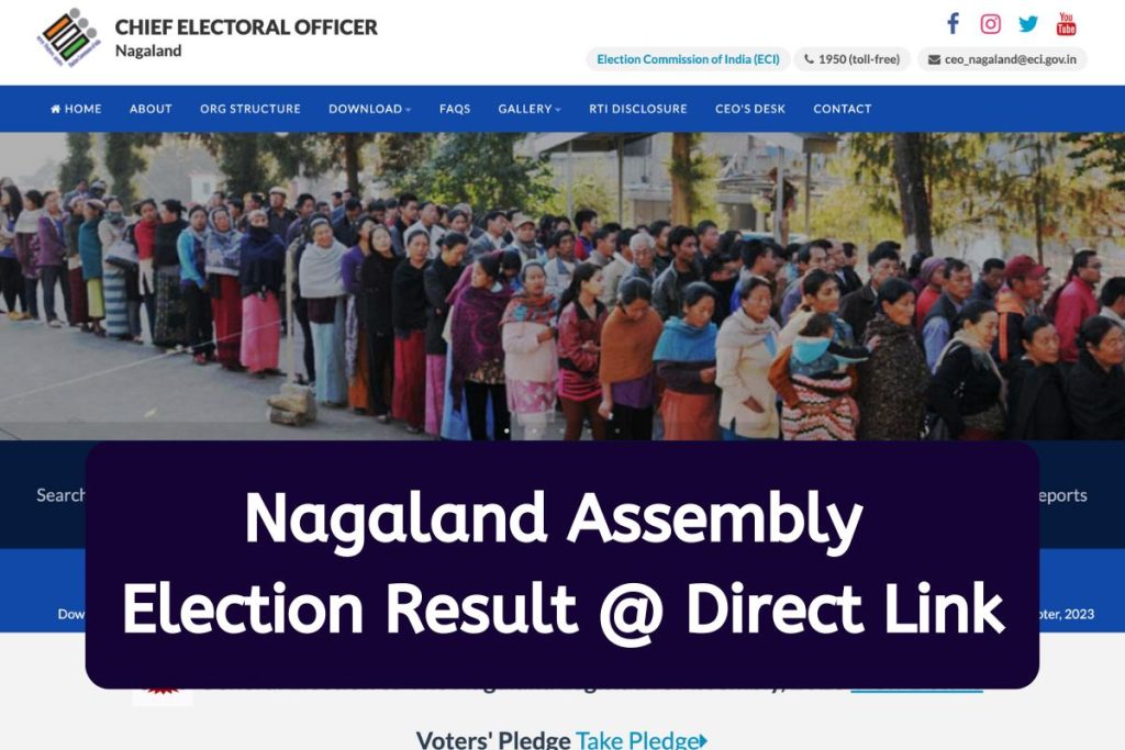 Nagaland Assembly Election Result 2023 - Constituency Wise Winners List, Exit Polls @ ceo.nagaland.gov.in
