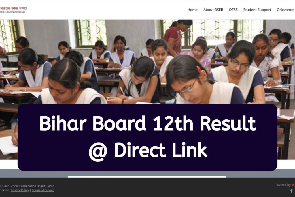 Bihar Board 12th Result 2023 - BSEB Inter Science, Commerce, Arts Marksheet @ biharboardonline.com