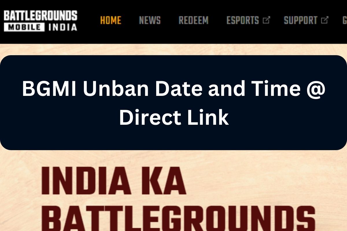 BGMI Unban Date and Time @ Direct Link