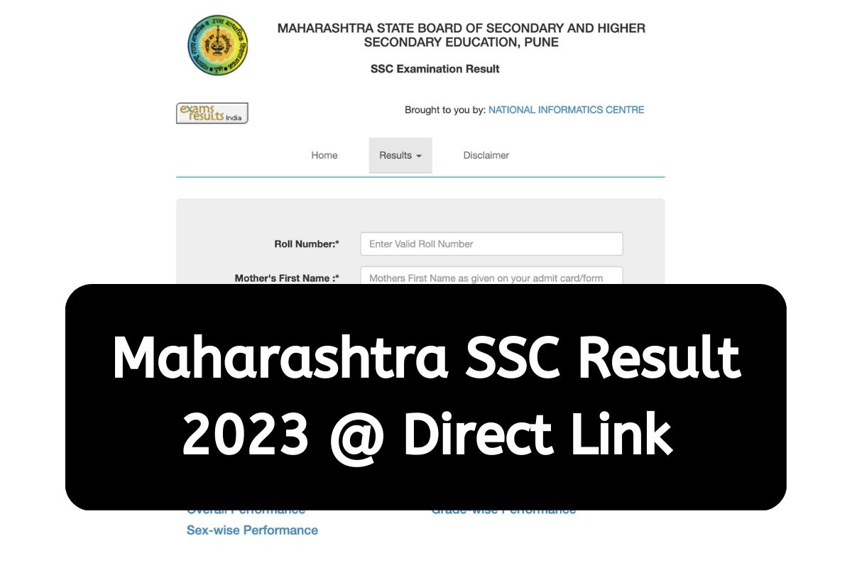 Maharashtra SSC Result 2023 @ Direct Link