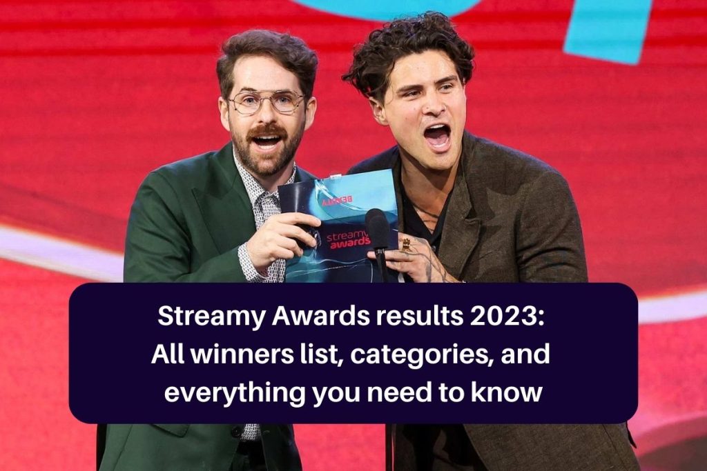 Streamy Awards results 2023: 
All winners list, categories, and 
everything you need to know